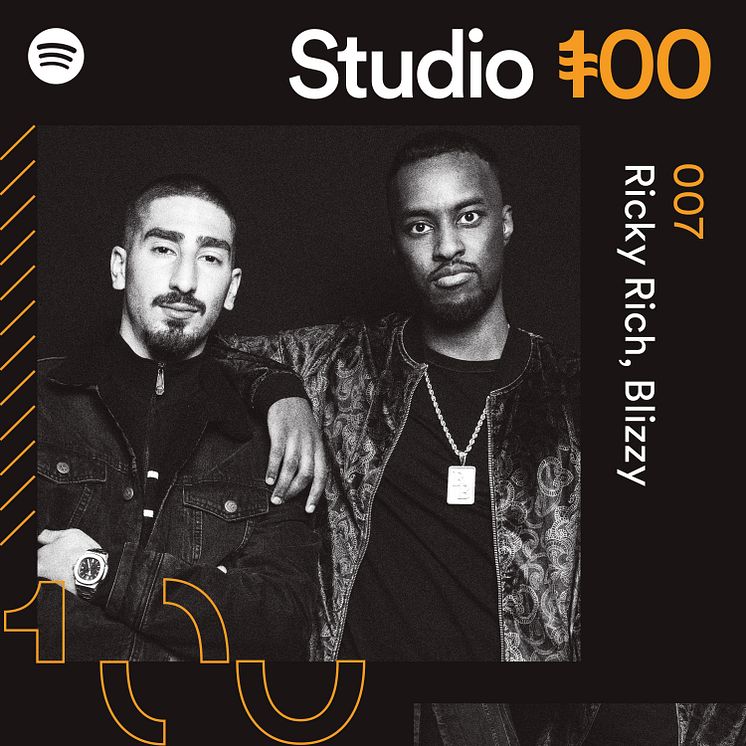 Studio 100 omslag - Ricky Rich, Blizzy - Guitar
