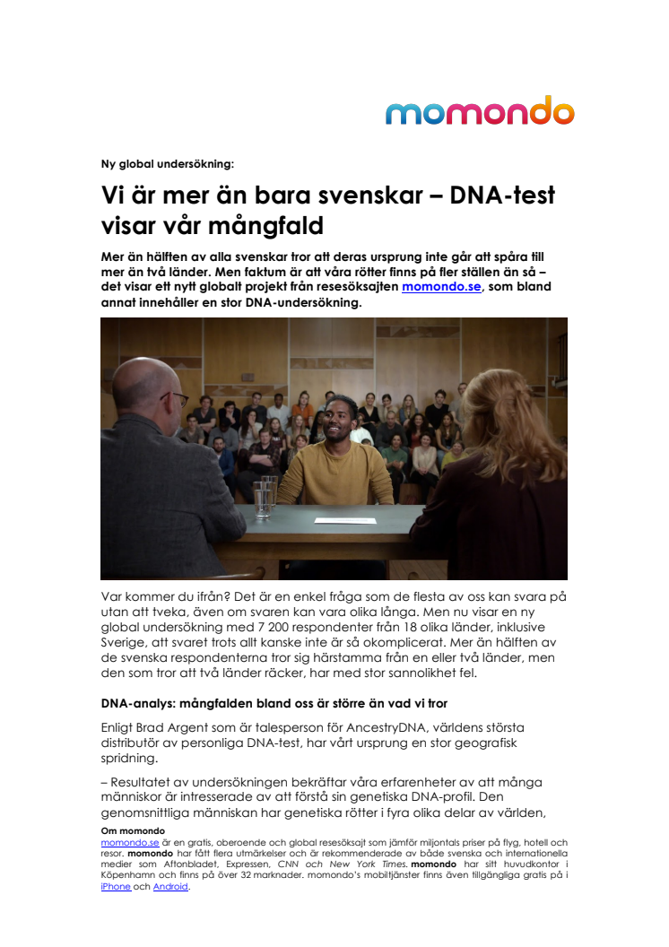 Vi är mer än bara svenskar – DNA-test visar vår mångfald