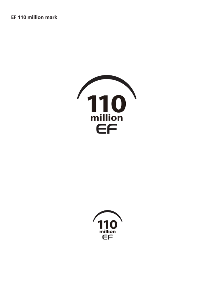 Canon 110 miljoner EF objektiv logo pdf