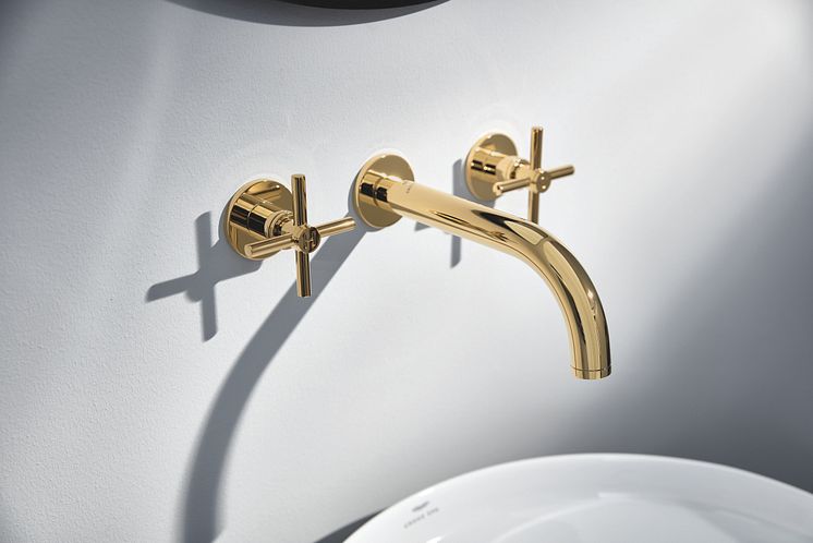 GROHE_Atrio 3-hole basin mixer_polished Cool Sunrise_20164GL3_Mood 2