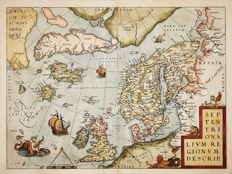 Classical Map of Scandinavia