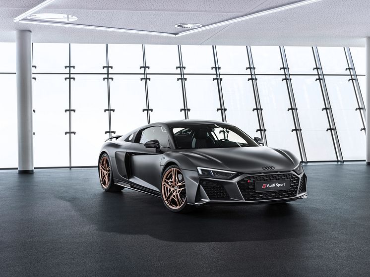 Audi R8 V10 Decennium (Daytona Gray, mat effekt)