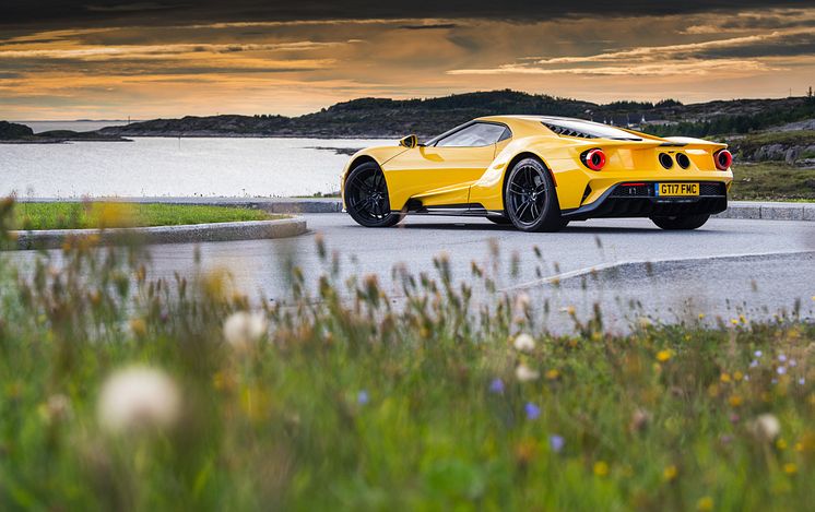 Verdens smukkeste rute – den norske kyststrækning i Ford GT