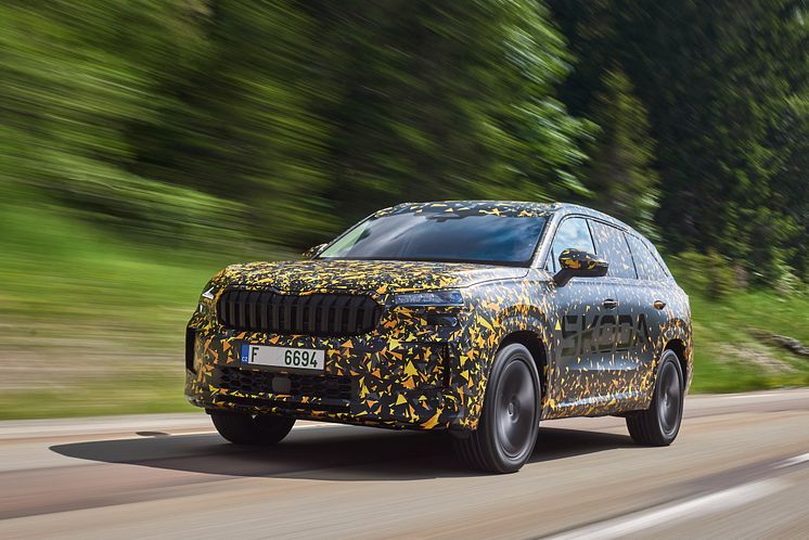 Ny Škoda Kodiaq i camouflage