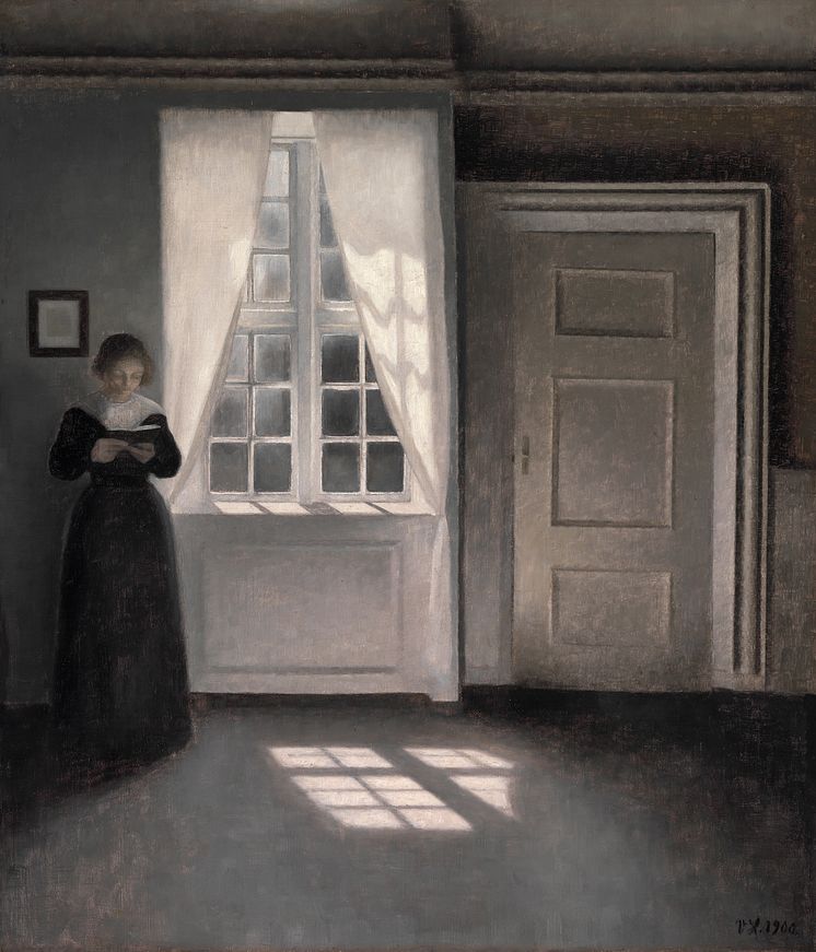 Vilhelm Hammershøi: Interior, Strandgade 30.