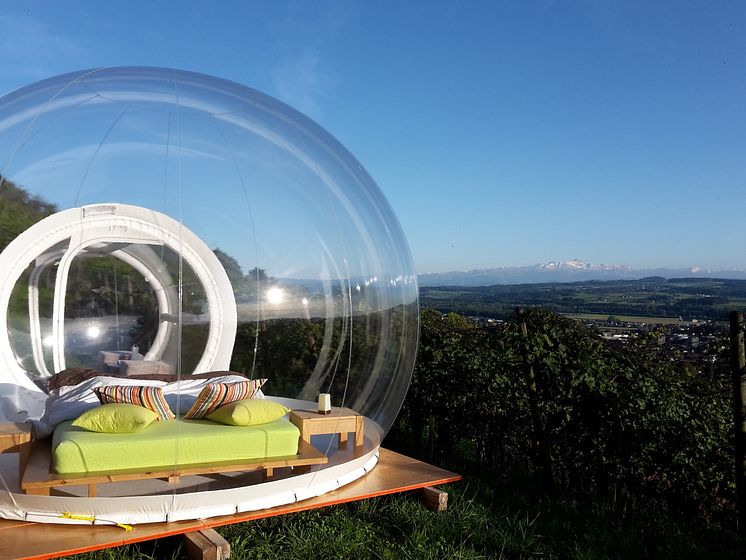 Bubble-Hotel Weingut Burkhart © Thurgau Tourismus