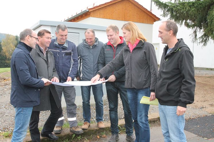 In Pleystein führte das Bayernwerk ein größeres Bauprojekt durch und errichtete unter anderem ein neues 20kV-Schalthaus und eine Ortsnetztrafostation.