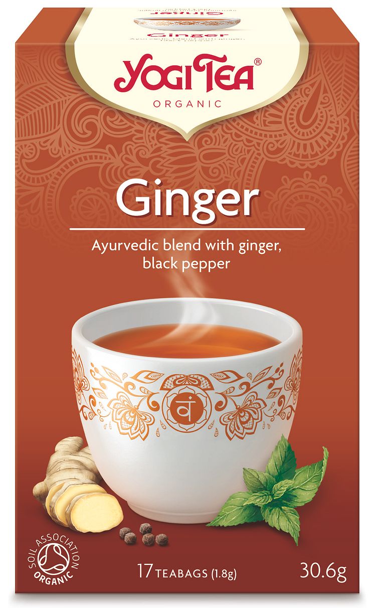 Yogi Tea Ginger poser økologisk