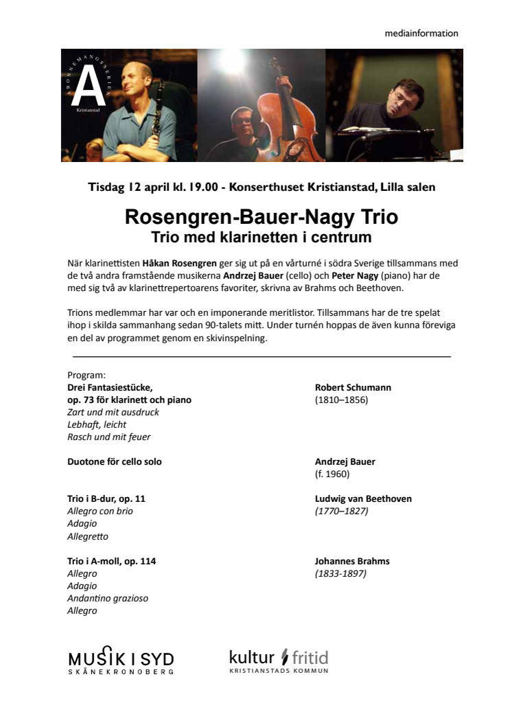 Rosengren-Bauer-Nagy Trio 