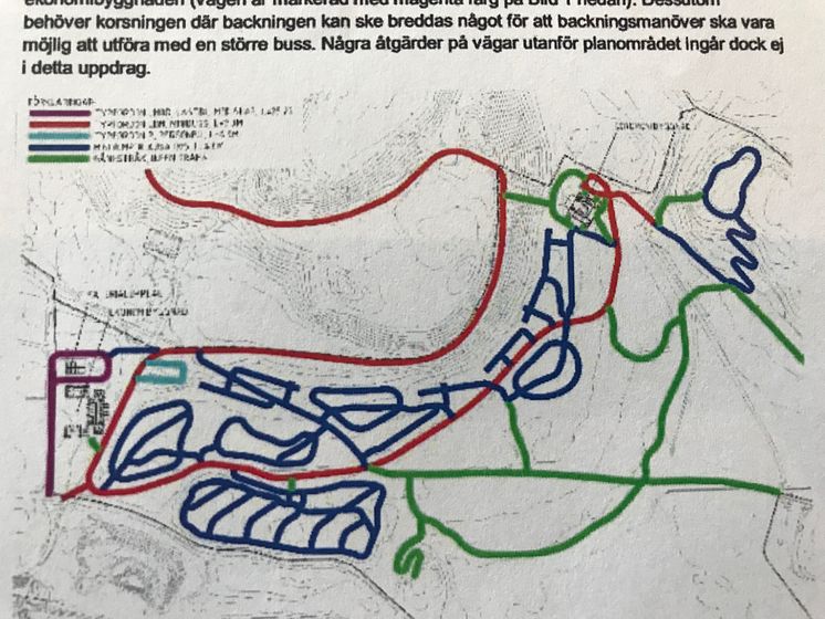 Fem kilometer vägnät redan i första etappen.