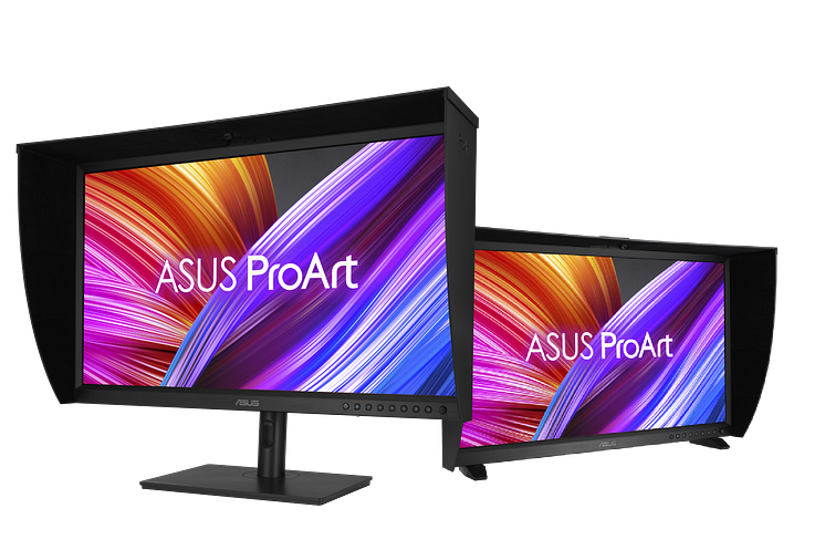 ProArt Display OLED PA32DC is the world’s first OLED monitor with a built-in calibrator for automatic calibration