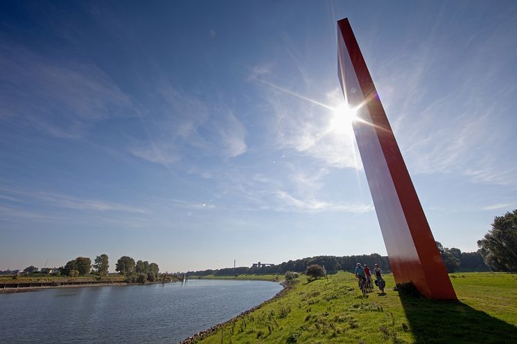 Die Rheinorange in Duisburg ©RuhrtalRadweg