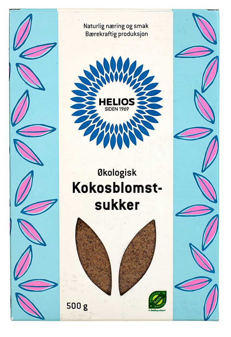 Helios kokosblomstsukker økologisk 500 g