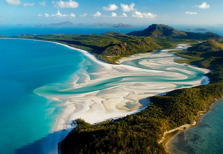 Whitehaven Beach, Australien.