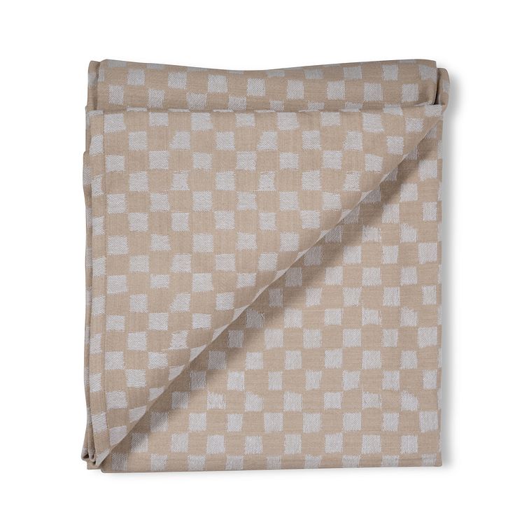 COTTON TABLE CLOTH CHECKI beige - ByOn SS225219800703