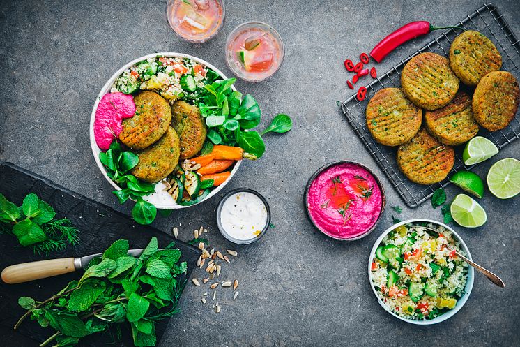 Kung Markatta Chili LIme Ärtbiffar med tillbehör