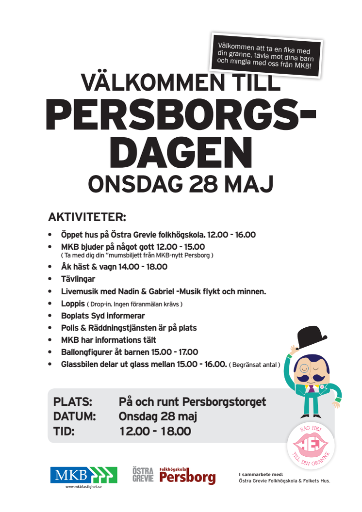 Persborgsdagen den 28 maj 2014