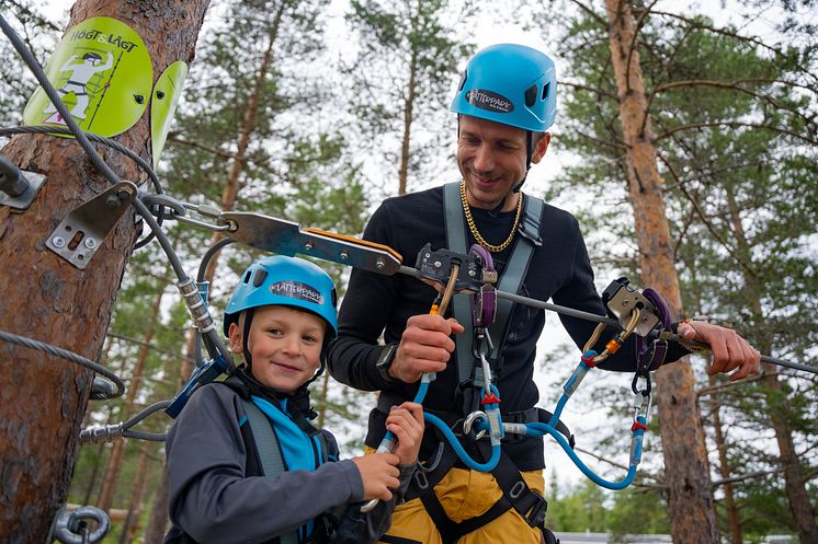 Klätterpark | Orsa Grönklitt