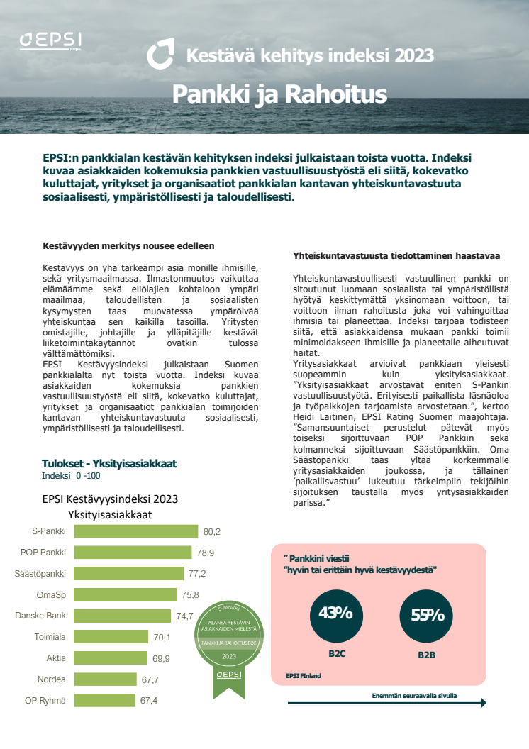 EPSI Kestävyysindeksi Pankkiala 2023.pdf