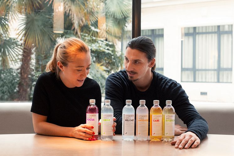 Zlatan har valt sin dryck - svenska Vitamin Well 