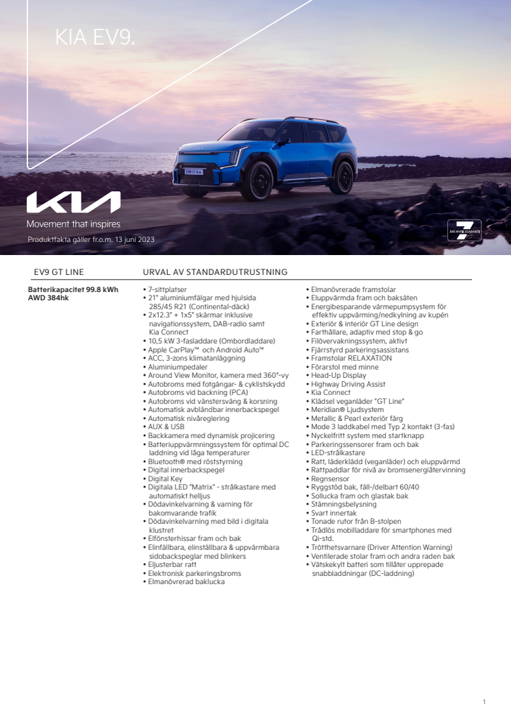 Faktablad Kia EV9 GT LINE 2023-06-13 Preliminär teknisk information.pdf
