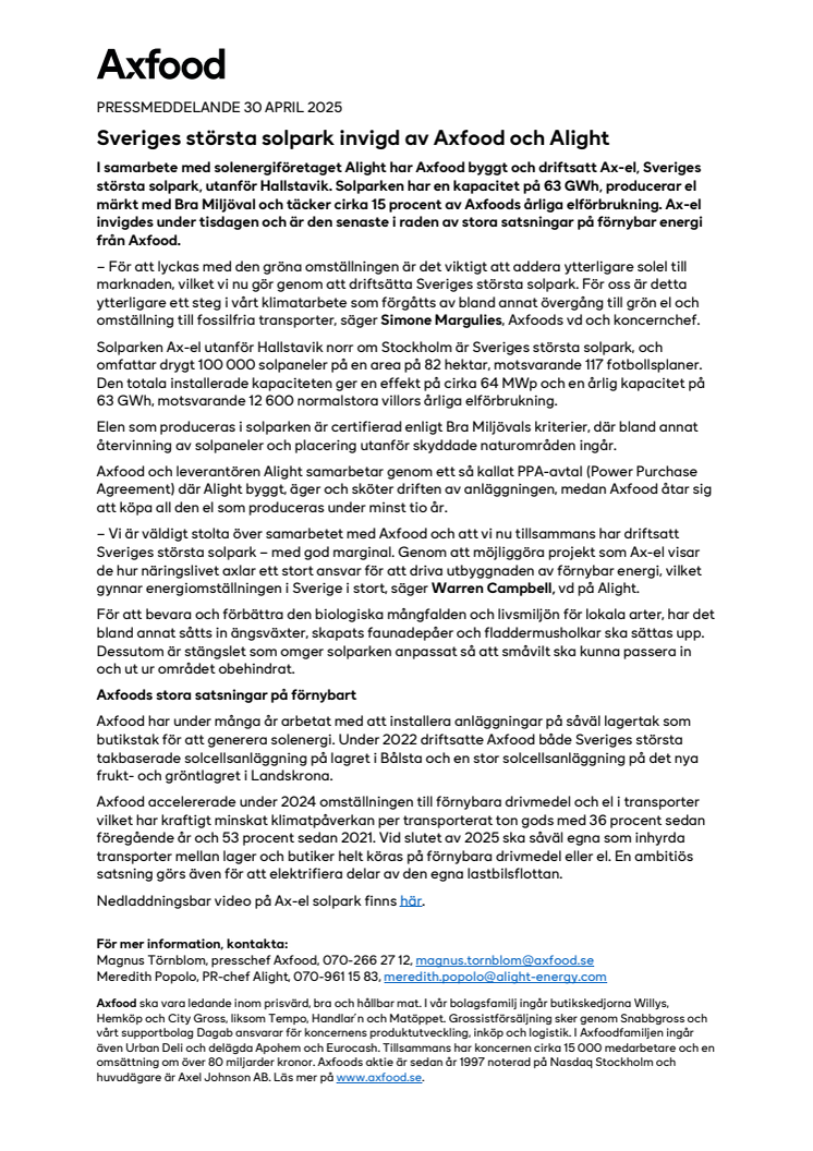 PM_250430_Sveriges största solpark invigd av Axfood och Alight.pdf