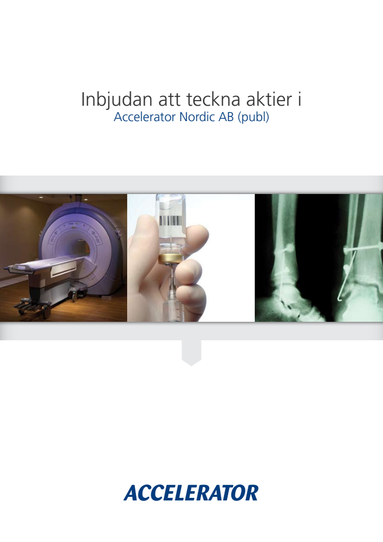 Prospekt företrädesemission