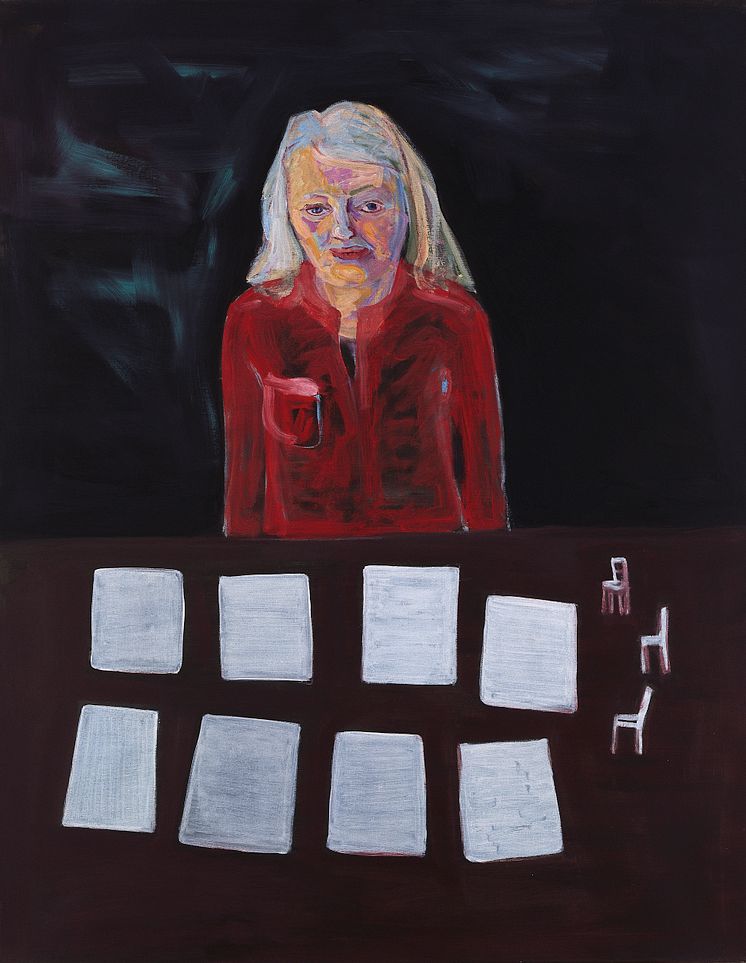 Lena Cronqvist, Tomma Ark, 2001, 150x118cm, olja och tempera på duk