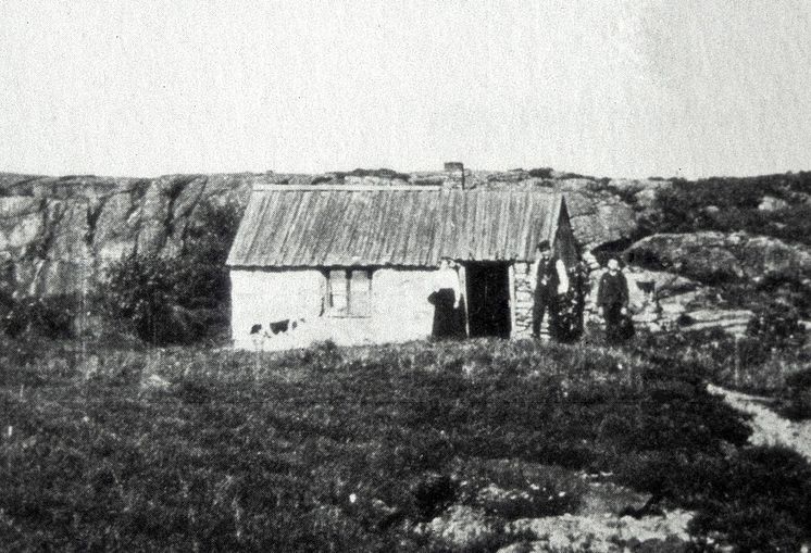 Spake-Martins stenstuga i Gerås        Foto Göteborgs stadsmuseum