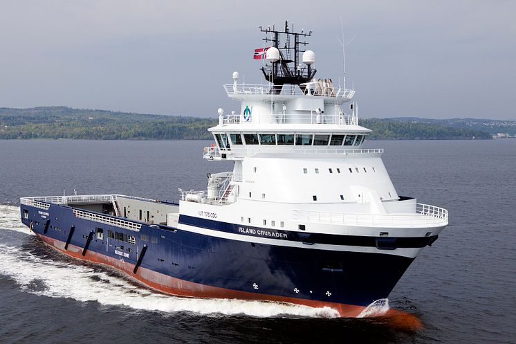 Kongsberg Maritime will convert Island Offshore's 'Island Crusader' to hybrid operation