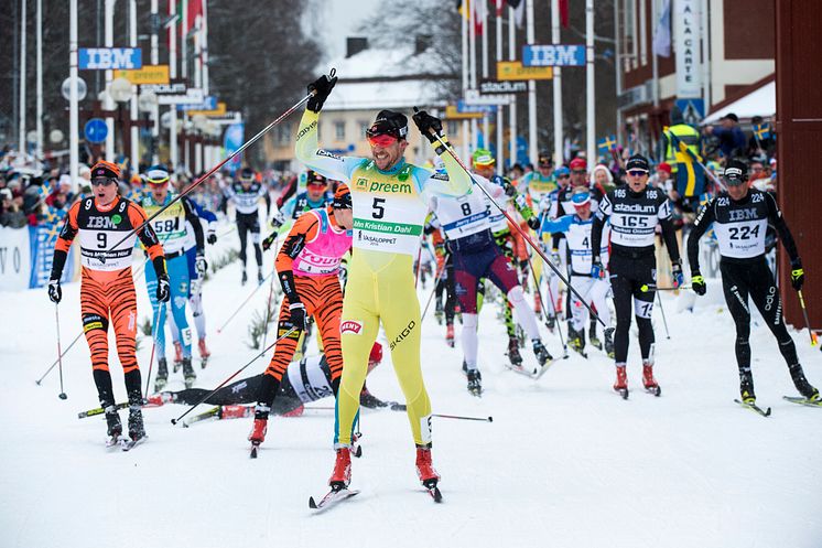 John Kristian Dahl, Norge, vann Vasaloppet 2016