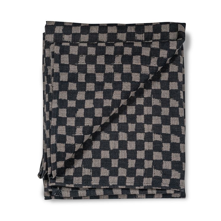 COTTON TABLE CLOTH CHECKI black - ByOn SS22