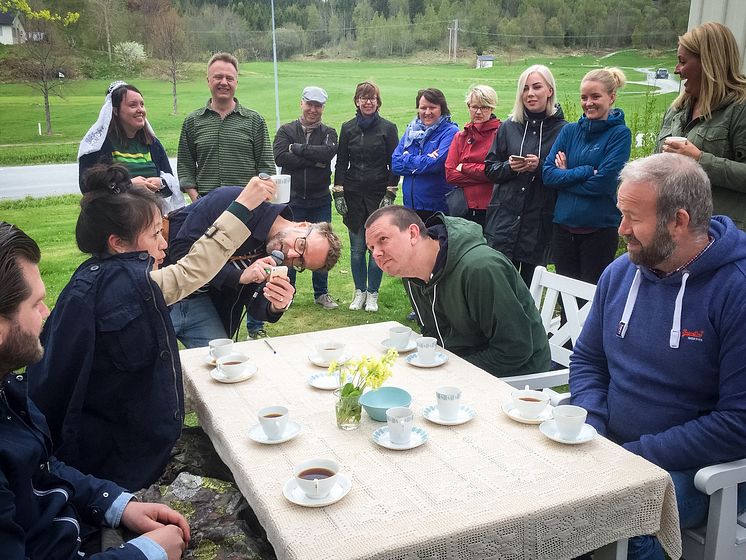 Dommerne i sving under VM i Kokekaffe 2017