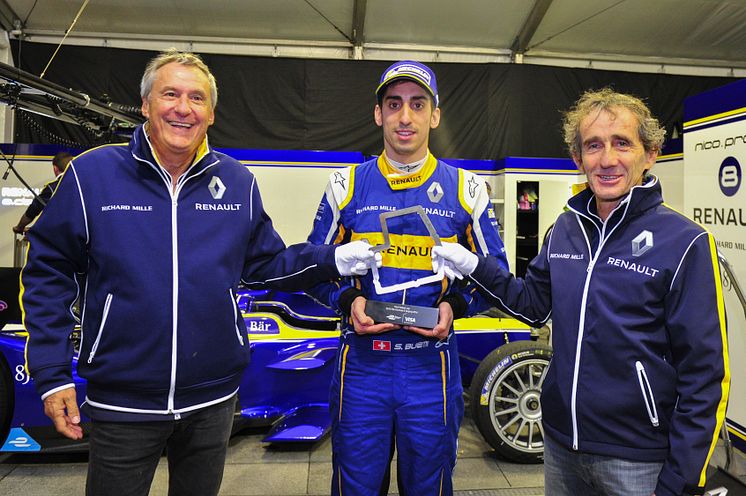 Visa Fastest Lap Winner Sebastien Buemi 