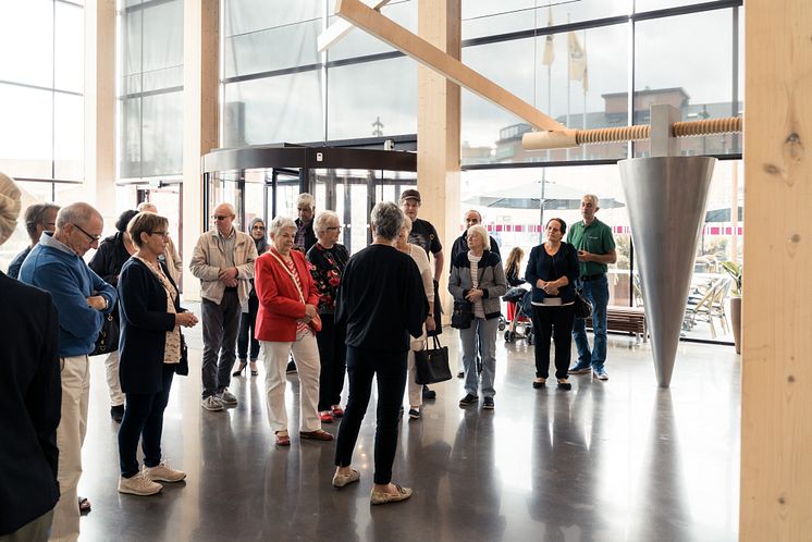 Finnvedsbostäder 70 år-rundvandring Gummifabriken - foto John Nelander