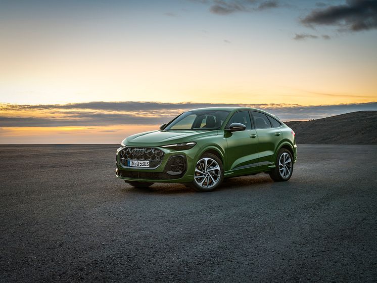 Audi Q5 Sportback (Distriktgrøn metallak)