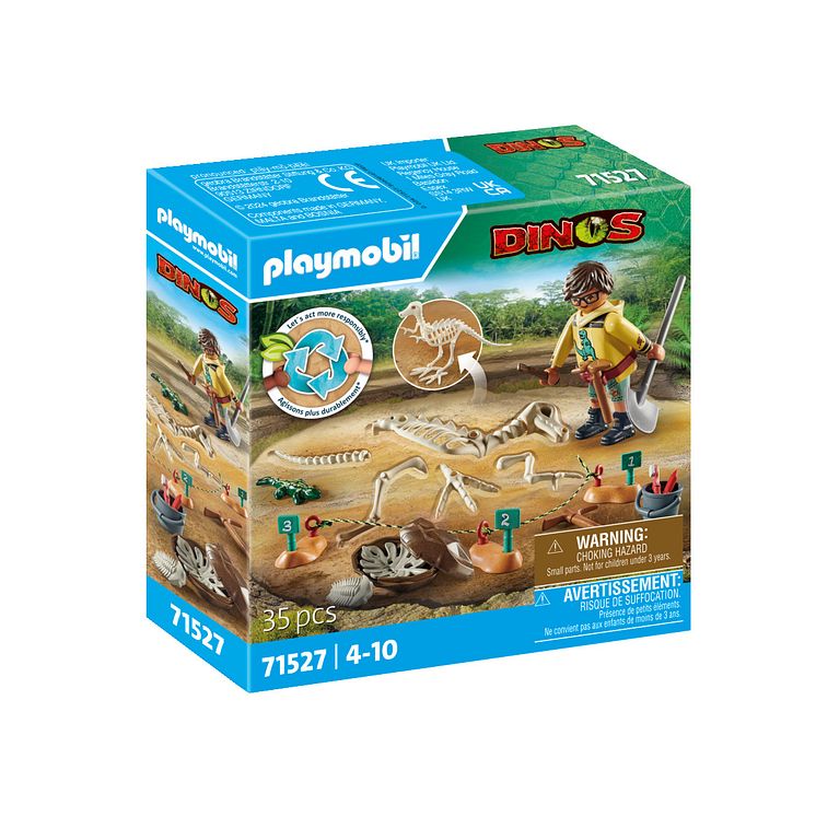 Ausgrabungsstätte mit Dino-Skelett (71527) von PLAYMOBIL