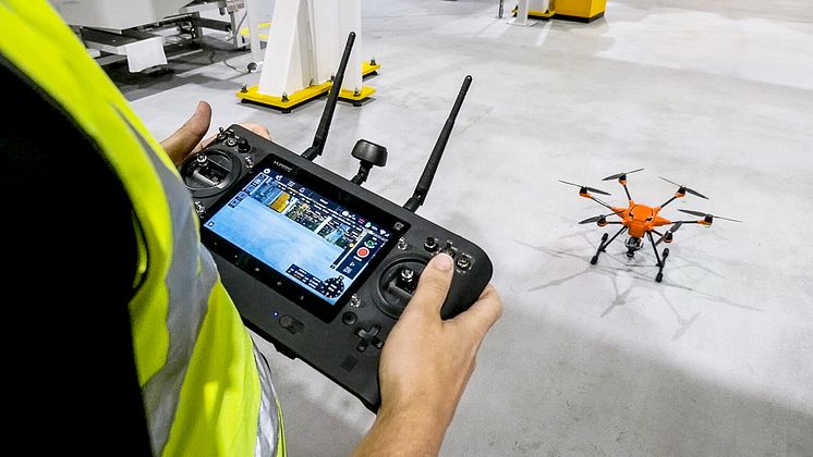 Drone vedlikehold fabrikk 2018