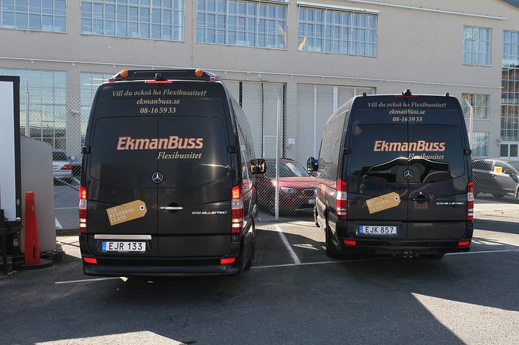 EkmanBuss Flexibussitet, Buss Nr. 20 & 21