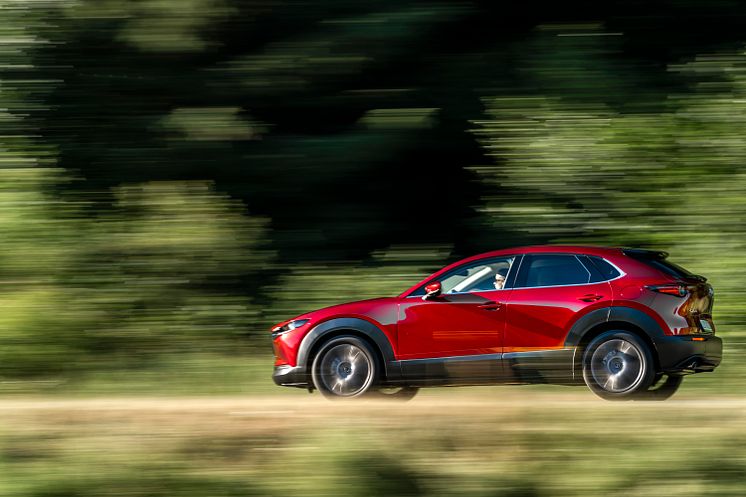 Mazda CX-30 i Soul Red Crystal
