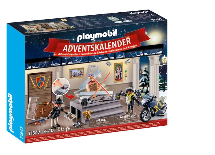 Adventskalender Polizei Museumsdiebstahl (71347) von PLAYMOBIL