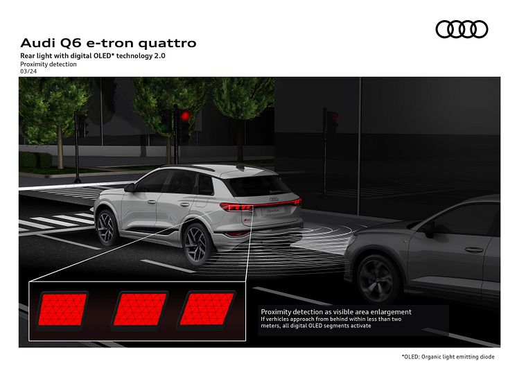 Audi Q6 e-tron - nærhedsregistrering