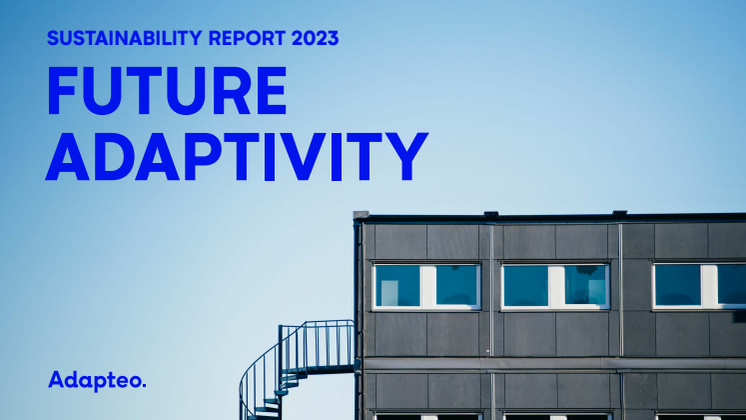 Adapteo Sustainability Report 2023