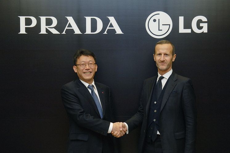PRADA and LG sign exclusive agreement