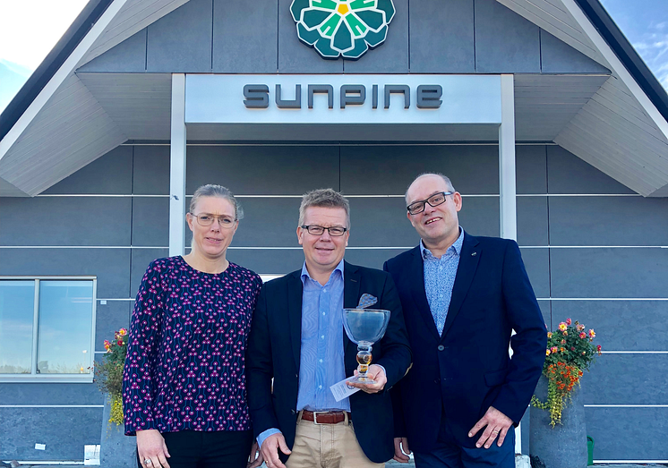 Ann Vikström, projektledare Näringslivets dag, Magnus Edin, vd SunPine, Peter Palmqvist, näringslivschef Piteå kommun