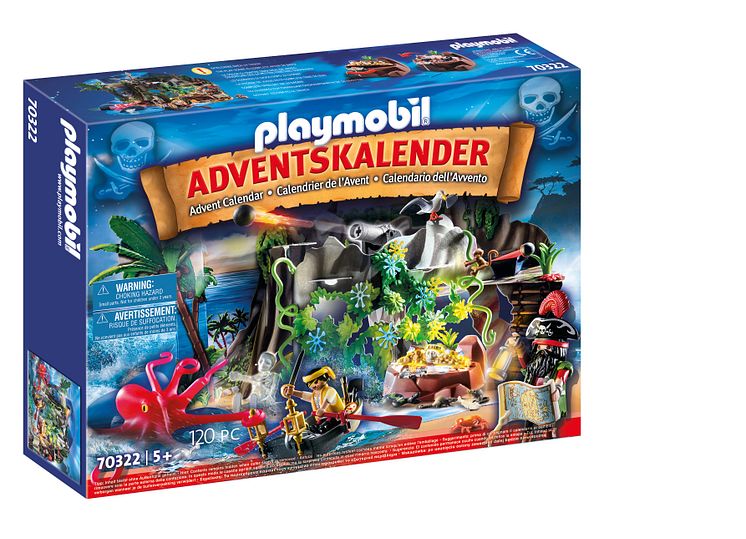 Adventskalender „Schatzsuche in der Piratenbucht“ von PLAYMOBIL (70322)