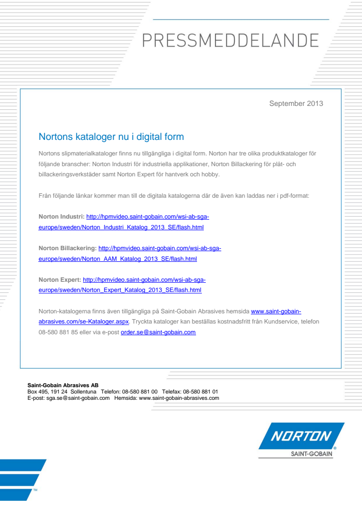 Nortons kataloger nu i digital form