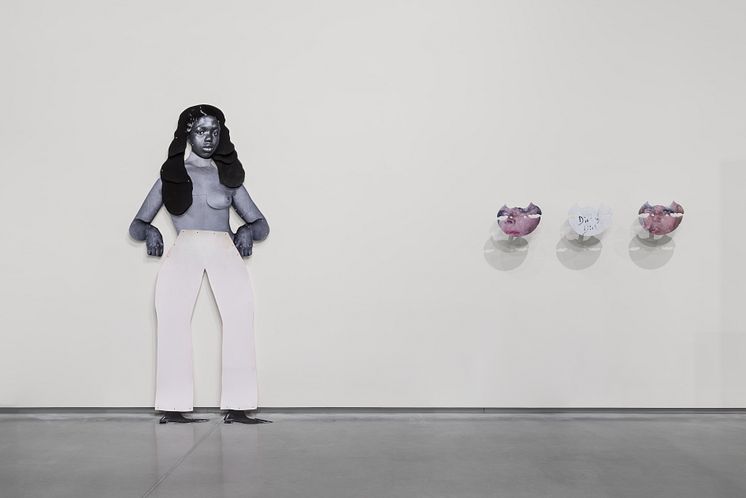 Exhibition view, Frida Orupabo, On Lies, Secrets and Silence. © Astrup Fearnley Museet, 2024. Photo: Christian Øen