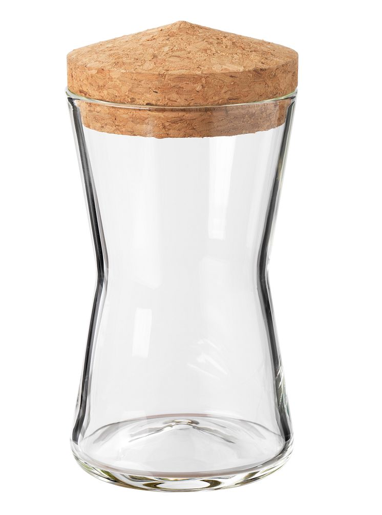 ÖVERALLT glas med låg 39.- (Ø 8, H 15 cm. 0,3 l.)