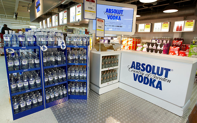 Abosulut Vodka, Bordershop Puttgarden